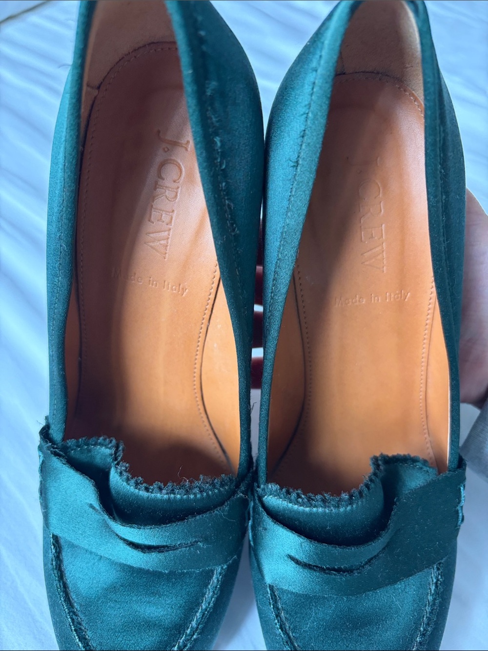Vintage J. Crew Platform Loafer Pumps - Picture 2 of 6
